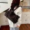 Bolso de Mano Retro de Gran Capacidad Personalidad Simple Elegante Moderno Bolso Tote Alto Valor Estilo Motociclista Bolso de Hombro Único para Mujer