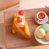 Juguete de Comida Simulada Ramo de Fresas Sándwich Crema Rollo de Huevo Casa de Juego DIY Juguete Miniatura Mini Comida Juguete Accesorios