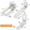 Acero inoxidable ángulo ajustable código agujero largo ranura única ranura doble ajustable 90 grados soporte conector pieza recta soporte de acero en L