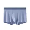 [Personalizado] Ropa Interior Masculina Modal Sin Costuras, Cintura Media, Color Sólido, Entrepierna de Algodón Antibacteriano Grado 10A, Calzoncillos tipo bóxer para Hombre