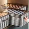 Caja de Almacenamiento Caja de Almacenamiento de Ropa para Armario Caja Plegable para Probar Ropa Pantalones Cesta de Almacenamiento de Ropa Interior para el Hogar
