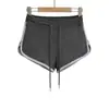 Shorts Deportivos Casuales Negros Estilo Retro Americano Chica Picante para Mujer Verano Nuevo Estilo Pura Deseo Cordón Ceñidos al Cuerpo Pantalones Cortos Calientes