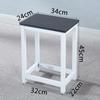 R* Taburete Cuadrado Simple Taburete de Comedor Silla de Entrenamiento para Mesa de Comedor en Casa Taburete de Hierro de Madera Taburete de Color Elevación Adulto Taburete de Taller de Fábrica