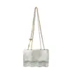 Bolso Pequeño Cuadrado con Cadena Nuevo 2026 para Mujer, Bolso Cruzado Versátil de Moda Estilo Coreano, Bolso de Hombro de Lujo de Gama Alta con Patrón de Olas