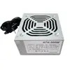 Fuente de Alimentación ATX para Computadora Fuente de Alimentación para PC de Escritorio de Oficina Cable Negro Elegante 220V 200W