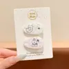 Pinzas para el pelo dulces y lindas para niños, accesorios para el pelo de dibujos animados con lazo para niñas, pinzas versátiles para el flequillo lateral para niñas pequeñas