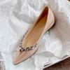 Zapatos tipo gorro suaves, no fatigantes, versátiles, que aumentan la altura y estilizan para Primavera y Verano, Nuevos Zapatos de Noche Estilo Francés, Zapatos Planos Suaves y Elegantes