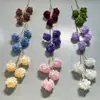 Hortensia Artificial Flores Falsas Flores de Seda Flores Artificiales de Plástico Decoraciones de Sala de Estar de Alta Gama Productos Florales para Bodas