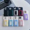 Novo Produto Adequado para Suporte Apple 16 Case com Porta-Cartão 14 Macaron iphone15promax Case com Porta-Cartão