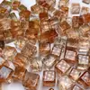 Azúcar de Cristal Natural Cubos Sueltos Cuentas DIY Accesorios para Joyería Cuarzo Rosa Oro Negro Super Siete Semiacabados Cuentas Individuales Mayoreo