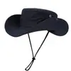 Chapéu de Caminhada e Montanhismo Transfronteiriço para Homens com Aba Larga Proteção Solar Chapéu de Pescador para Mulheres Chapéu de Pesca para Exterior Chapéu de Sol Estilo Cowboy Ocidental