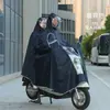 Poncho para coche eléctrico especial para motocicleta, cubierta gruesa para pies y cuerpo, tira reflectante para tormenta, venta al por mayor de fábrica para montar
