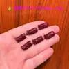 Accesorios de Arena Roja de Alto Contenido Natural para Peces Pequeños Pulsera de Peces Dorados Accesorios Dobles para DIY Carpa Koi Púrpura Dorado Cinabrio Ballena