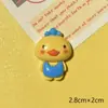 Accesorios de Resina DIY de Dibujos Animados Familia de Animales Pegamento de Crema Pasador Funda de Teléfono Móvil Hebilla de Zapato Llavero