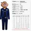 Disfraz de Cosplay para Actuación en Escenario de Nick Wilde Disfraz de Cosplay Judy Coneja Oficial de Policía Ropa de Zootopia