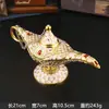 Lámpara Mágica de Aladino Estilo Europeo Adorno de Decoración para el Hogar