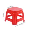 Taburete de plástico engrosado silla de plástico para el hogar taburete de plástico para zapatos banco de plástico taburete alto para adultos apilable venta al por mayor