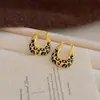 Pendientes Cuadrados con Colgante de Gota de Aceite Moda Europea y Americana Pendientes de Moda Elegantes Pendientes de Personalidad Minimalistas de Lujo Ligero para Mujeres Nicho