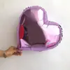 Transfronterizo 18 pulgadas Versión Luz de Amor Color Sólido Oro Plata Decoración Arreglo Fiesta de Cumpleaños Globos de Papel de Aluminio Película de Aluminio Venta al por Mayor