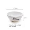 Cuenco de melamina de moda nacional, mayorista de platos para restaurante, olla caliente, plato para salsa, tazón pequeño de plástico, taza, cuchara, vajilla de porcelana de imitación.