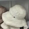 Novo Chapéu Bucket Listrado Estilo Japonês com Painéis Frontais Grandes e Traseiros Pequenos, Elástico na Parte de Trás, Respirável, Dobrável, Chapéu de Pescador com Proteção Solar para o Verão