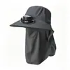 Chapéu de Verão Masculino Transfronteiriço com Aba Larga, Chapéu de Pesca, Chapéu de Pescador Anti-UV, Chapéu de Sol para Exterior, Chapéu Fresco