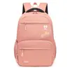 Nova Bolsa Casual de Ombro Duplo Bolsa Simples de Ombro Duplo Estudante do Ensino Fundamental Médio Estudante Universitário Moda Mochila de Grande Capacidade Mulher