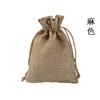 Bolsitas de Lino Hechas a Mano con Cordón para Guardar Joyería, Bolsas de Regalo para Té, Empaque de Vino, Bolsas de Lino al por Mayor