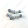 Amor por Jogos de TabuleiroConjunto Colorido de Dados para RPG 7 Peças coc Multifacetado Cthulhu Jogo de Dados de Mesa Digital