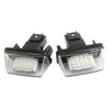 Adequado para luz de placa de LED Peugeot 206/207/307/308 Citroen C3-C6