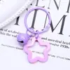 Chaveiro Pingente Estrela de Cinco Pontas Colorido em Acrílico Decoração de Case de Fone de Ouvido Dopamina Estilo Fresco Decoração de Bolsa de Casal