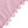 Amazon Cross-border ins Modern Nordic Velvet Solid Color Ball Trimmed Fur Ball Tassel Pillowcase