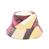 Otoño e invierno 2021 Nuevo sombrero de pescador femenino forro polar de coral cálido sombrero de cubo comercio exterior popular combinación de colores sombrero de felpa masculino