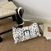 2026 Dulce, de Moda, Simple Estilo Coreano Verano Nuevo Bolso de Hombro para el Trabajo Casual de Mujer con Lunares