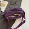 Bolso de Hombro Nuevo a Cuadros 2025 Moda Popular Bolso Mensajero Deportivo para Ciclismo Bolso Mensajero Casual para Mujer Bolso para Teléfono Móvil