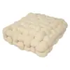 Almofada de Lã de Cordeiro, Almofada Quadrada Tecida, Almofada Preguiçosa, Encosto de Sofá, Almofada de Pelúcia, Estilo Decorativo Minimalista Nórdico