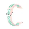 Adequado para Samsung/Huawei/Jia Ming Universal 20/22mm Pulseira Esportiva Bicolor Pulseira de Silicone