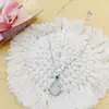 Colar de Aço Titânio Buda Gong Calcedônia de Gelo Natural Corrente para Clavícula Feminina Alto Senso Presente de Aniversário Acessórios Venda por Atacado ao Vivo