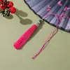 Atacado de Borlas de Nó Chinês, Saquinhos, Borlas Pendentes, Pingentes de Leque, Borlas de Chapéu Vazadas com Contas e Enfeites Pendentes Decorativos