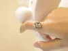 Anel Feminino Girassol Zircônia Nova Entrada Luxo Ajustável Anel Feminino Simples Pequeno Fresco Alto Padrão Aberto