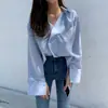 Camisa Elegante de Manga Larga para Mujer, Moda Coreana Dongdaemun, Chic de Alta Calidad, Chica Juguetona, Diseño Francés