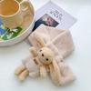 Cachecol infantil bonito de pelúcia Coreia do Sul novos meninos e meninas cachecol bola de pele na moda bebê outono e inverno quente lenço cruzado