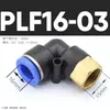 Conector de Tubo de Ar de Cotovelo Pneumático Plf com Rosca Interna Ângulo Reto 4-01 6-02 8-03 10-04 Cilindro
