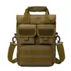 Nova Bolsa Tática de Mão para Exterior Masculina Casual para Caminhada Bolsa de Ombro Camuflada Bolsa Transversal Multifuncional Bolsa de Ombro Masculina
