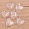 Lembrança Time Gem Patch Gem Peach Heart White Billet Transparent Glass Gem Patch Heart 8256