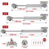 Amortiguador de descenso Vástago hidráulico Marco de aluminio Puerta Presión descendente Vástago telescópico hidráulico Varilla de soporte Puntal neumático de aire de 6 pulgadas 8 pulgadas 10 pulgadas