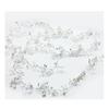 Nova Chegada Nupcial Feito à Mão Strass Cristal Pérola Ramo Folha Tiara Acessório de Cabelo Acessórios Vestido de Casamento Atacado Noiva Coreana