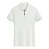 Camisa Polo Europea de Talla Europea para Hombre Estilo Nuevo Cuello Solapa Verano Delgada Casual Color Liso Top Estilo Verano para Hombres Jóvenes