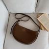 Bolso Pequeño de Nicho Texturizado para Mujer Bolso Nuevo Moda Casual Negro Bolso de Hombro Cruzado Versátil Bolso Dumpling