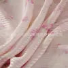 Top sin mangas de poliéster de alta elasticidad para yoga, corte ajustado que realza los glúteos, ropa de fitness, delgado y transpirable, diseño de rayas vegetales al por mayor